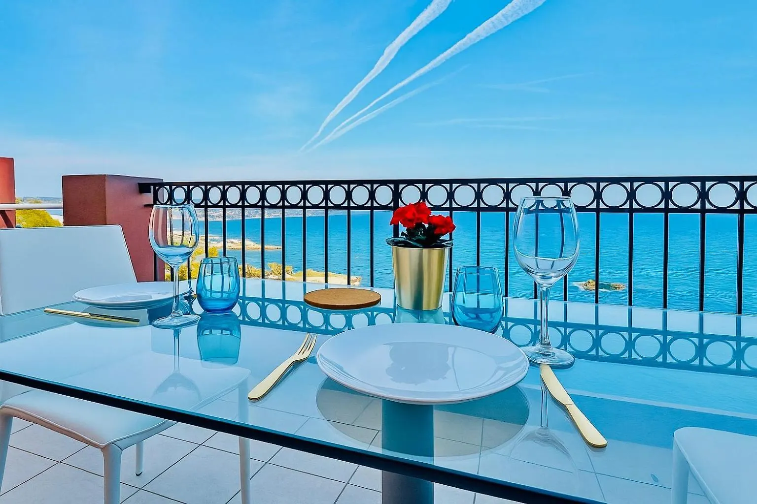Superbe Appartement Vue Mer Dans Residence Avec Piscine Theoule-sur-Mer France